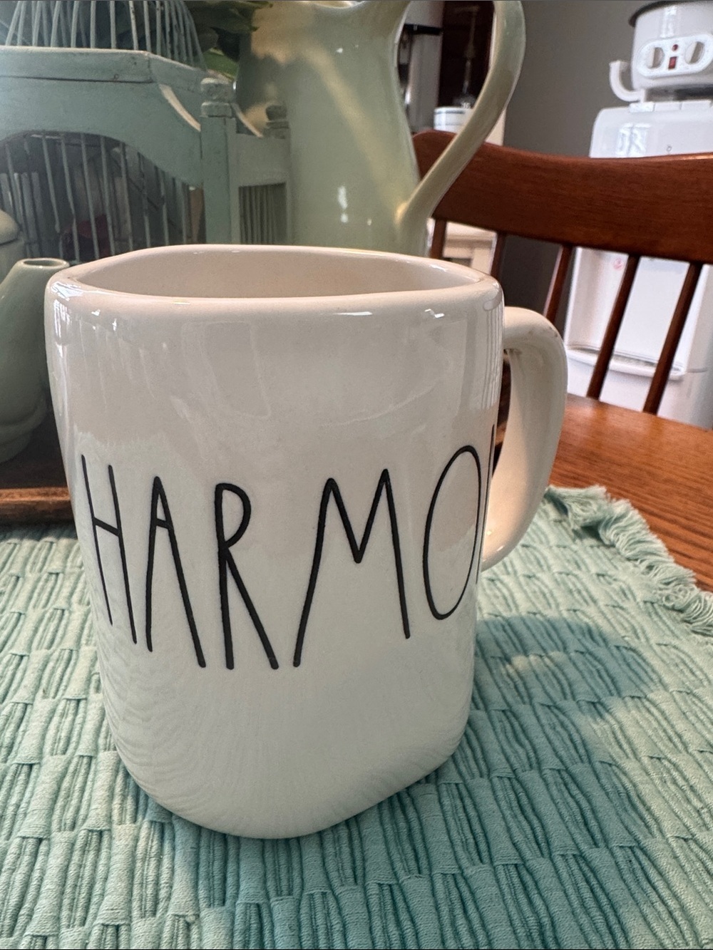 Rae Dunn “HARMONY” Mug